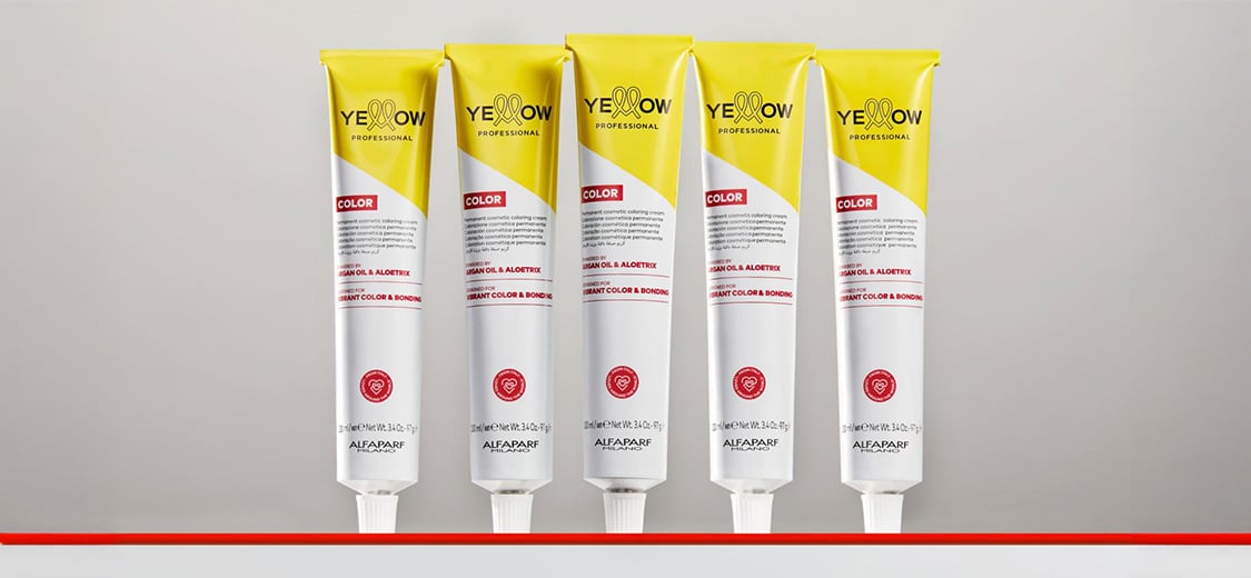 Yellow Professional Hair Colour Range